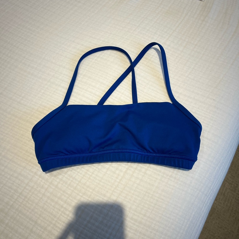Blue Fleo Chloe Sports Bra